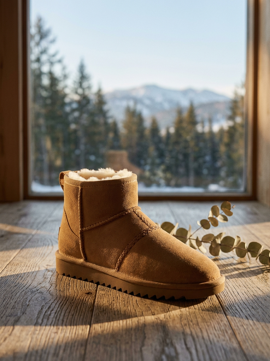 Shoe → cinematic ad photo